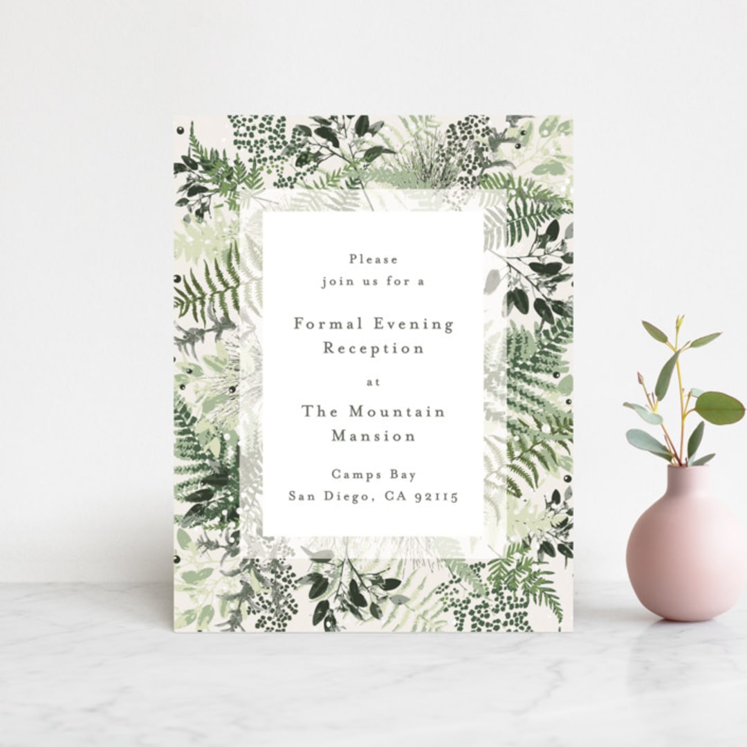 "beautiful posies" - Reception Cards in Fresh by Phrosné Barwood - Front