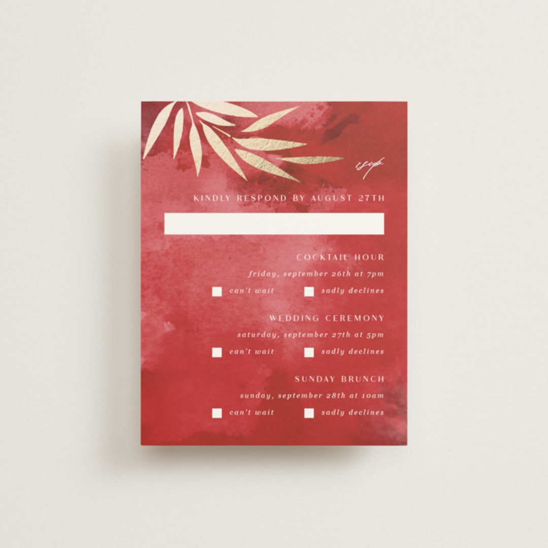 Peonies & bamboo leaves