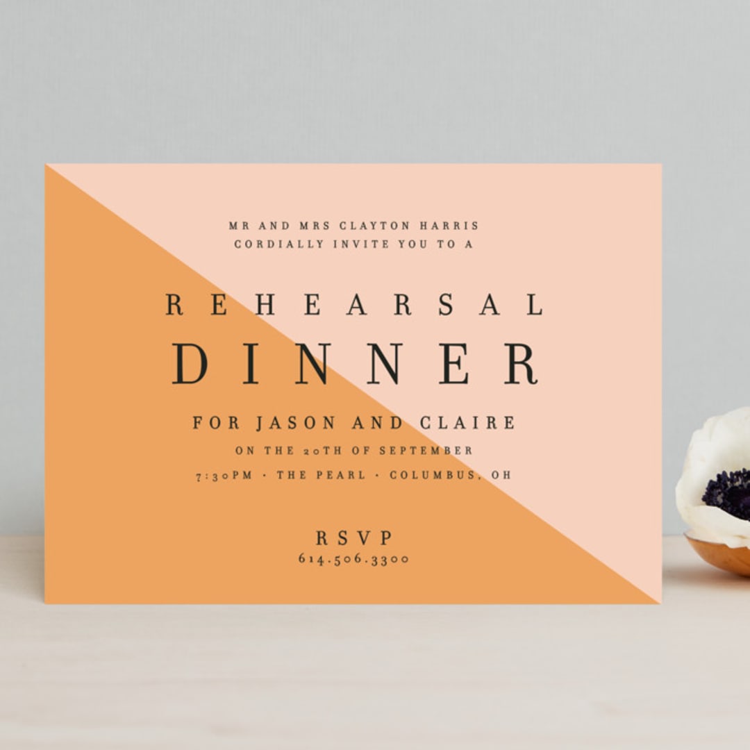 Colorblocked Dinner