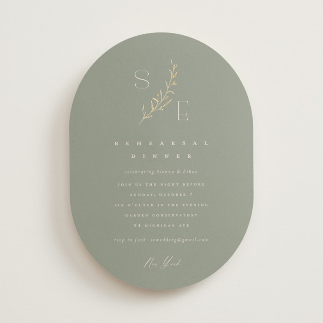 "matcha" - Rehearsal Dinner Invitations in Matcha by chocomocacino - Front