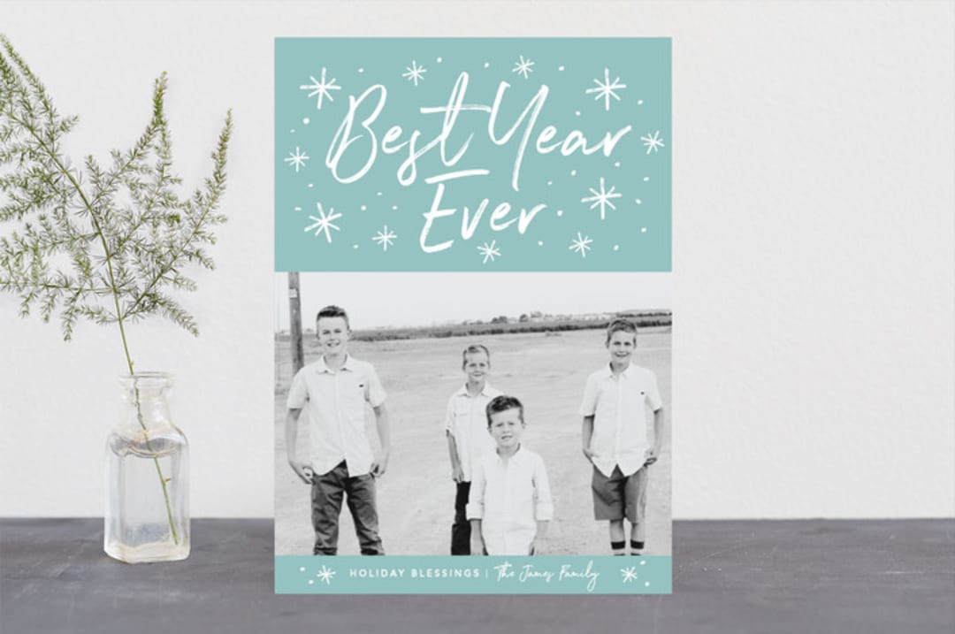 "Wonderful Love" - Retired Holiday Cards in Snow by Lori James - Front