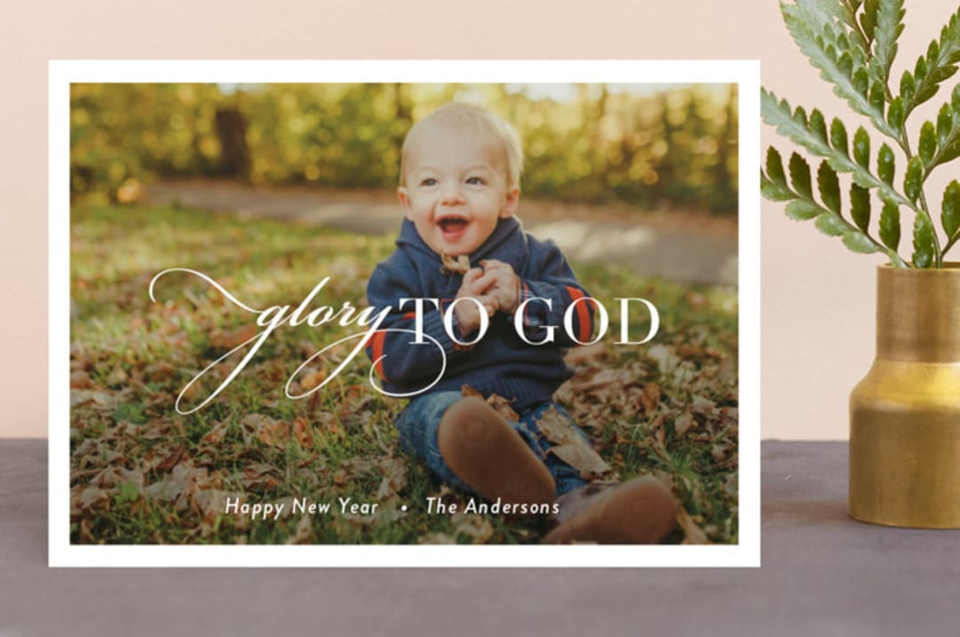 "Glorious" - Retired Holiday Cards in Snowflake by My Splendid Summer - Front