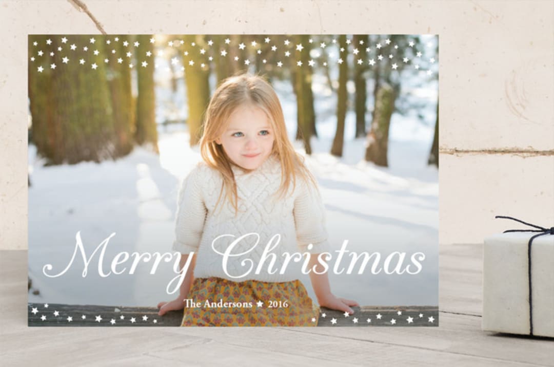"Believe" - Retired Holiday Cards in White by Lisa Assenmacher - Front