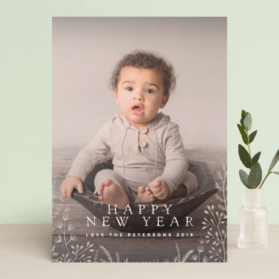 "Wild and Free" - Retired Holiday Cards in Wheat Fields by Design Lotus - Front