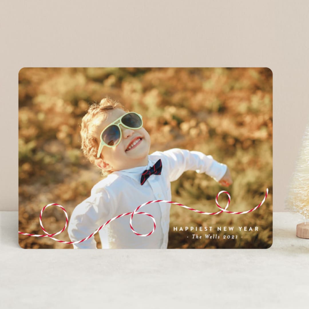 "bakers twine" - Retired Holiday Cards in Holly by Design Lotus - Front