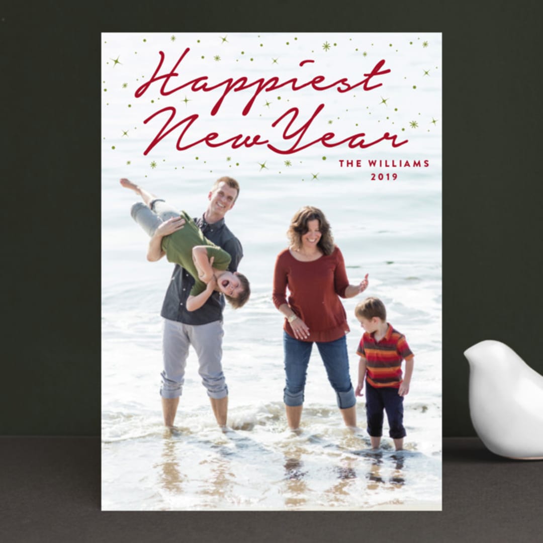 "Sparkling Merry Christmas" - Retired Holiday Cards in Jolly by fatfatin - Front
