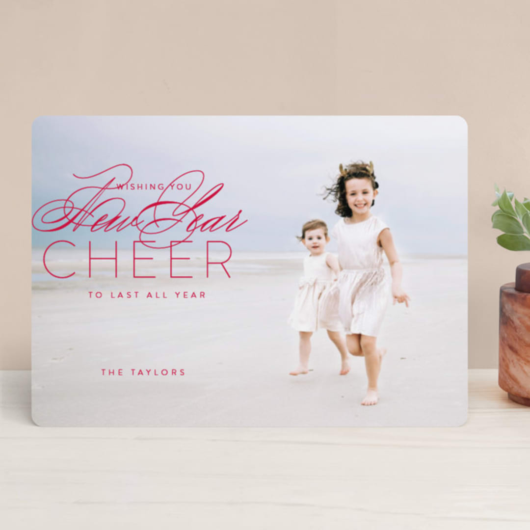 "luke 2:10" - Retired Holiday Cards in Holly by Lori James - Front