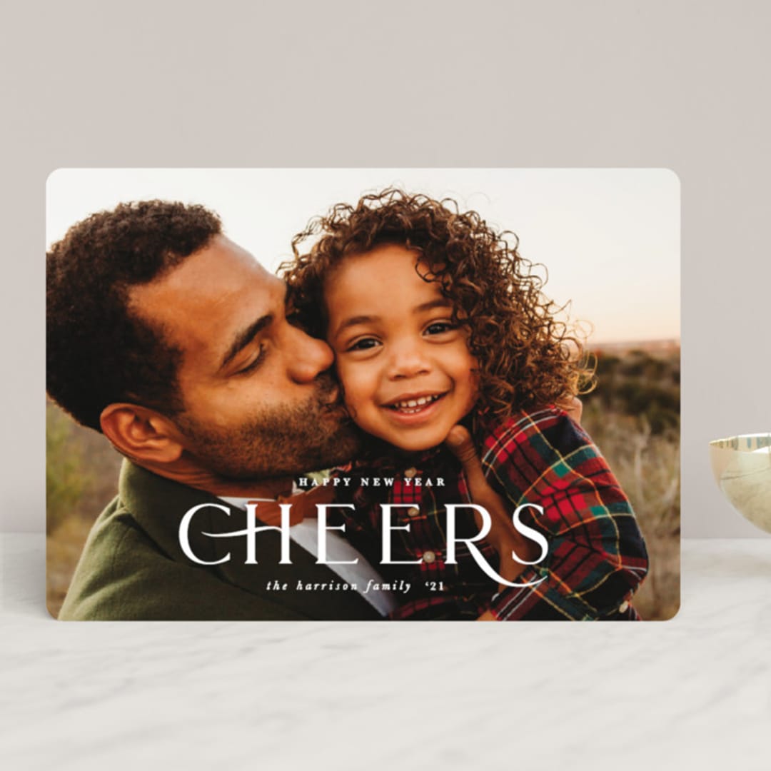 "divine" - Retired Holiday Cards in Snow by Lauren Chism - Front