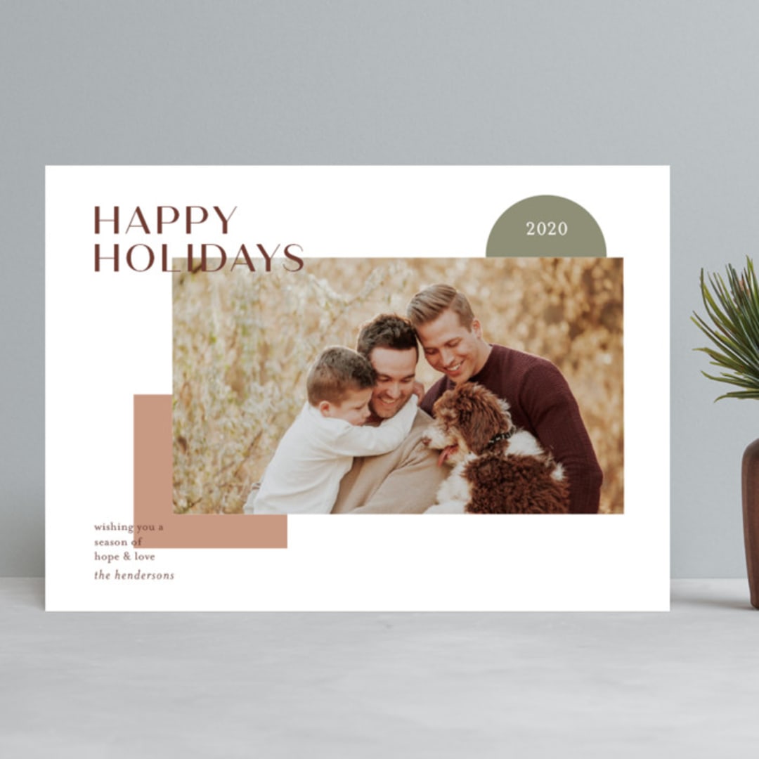 "winter sunrise" - Retired Holiday Cards in Almond by Aspacia Kusulas - Front