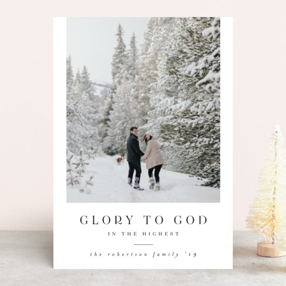"Traditional" - Retired Holiday Cards in Snow by Joanna Griffin - Front