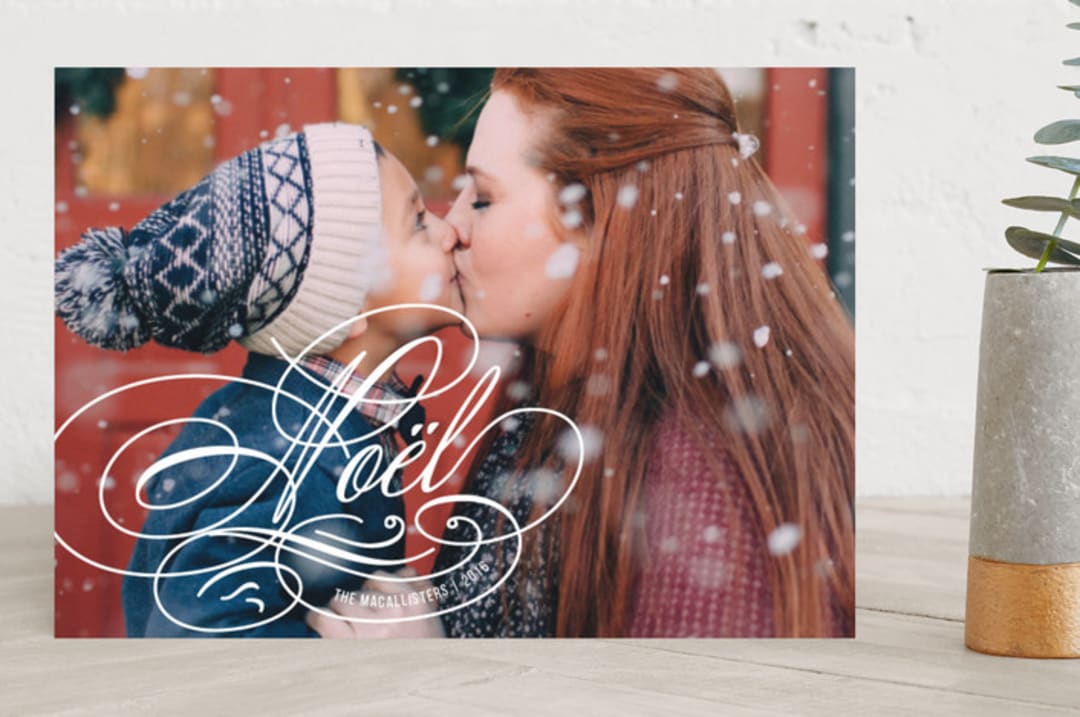 "Very Blessed" - Retired Holiday Cards in Snow by fatfatin - Front