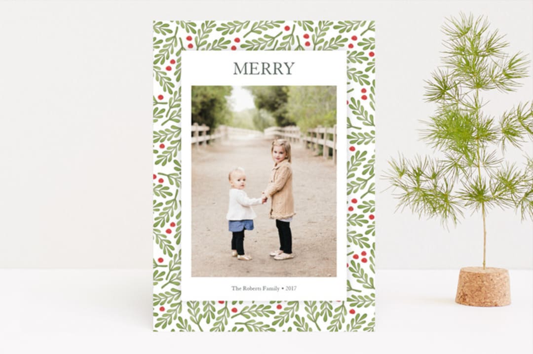 "Country Nostalgia" - Retired Holiday Cards in Evergreen by Lorent and Leif - Front