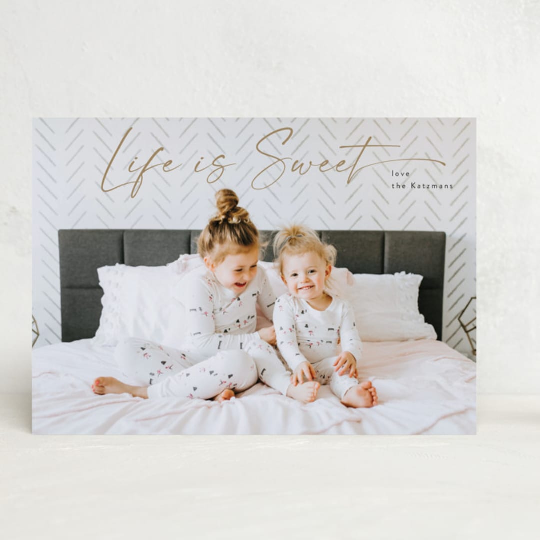 "Sweetness" - Rosh Hashanah Cards in Honey by Benita Crandall - Front