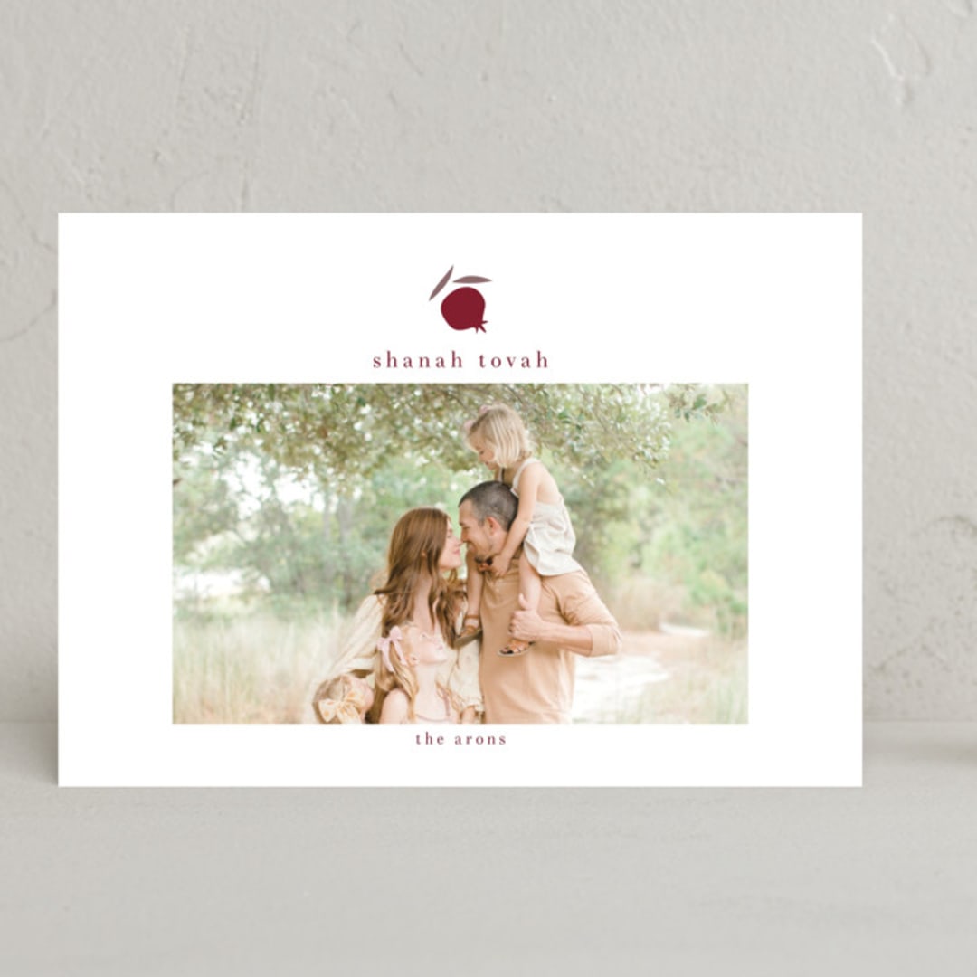 "ShanahTova" - Rosh Hashanah Cards in Berry by samovilka - Front