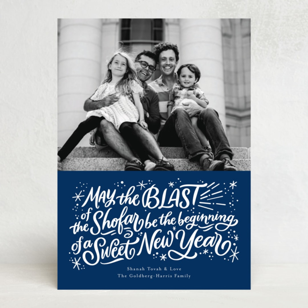 "blast" - Rosh Hashanah Cards in Sea by Laura Bolter - Front