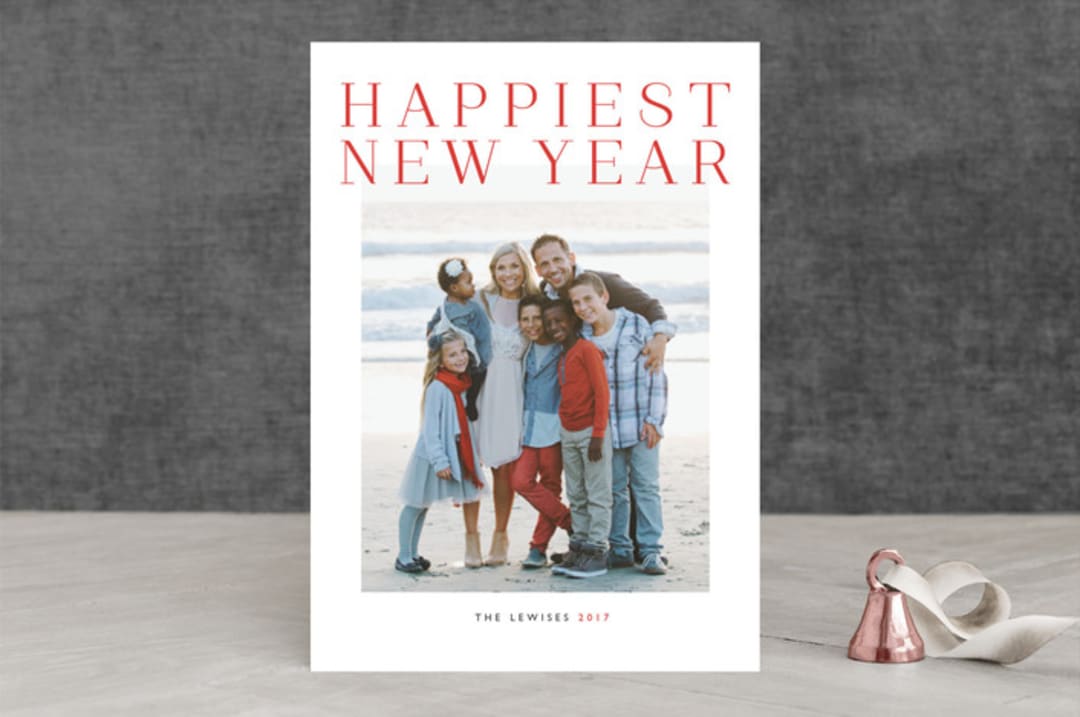 "Grand" - Retired Holiday Cards in Holly Berry by Alston Foster - Front