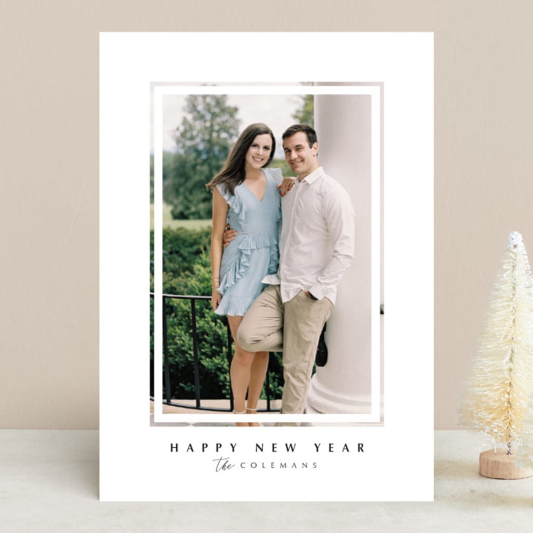 "Coastal" - Retired Holiday Cards in Snow by Danie Romrell - Front