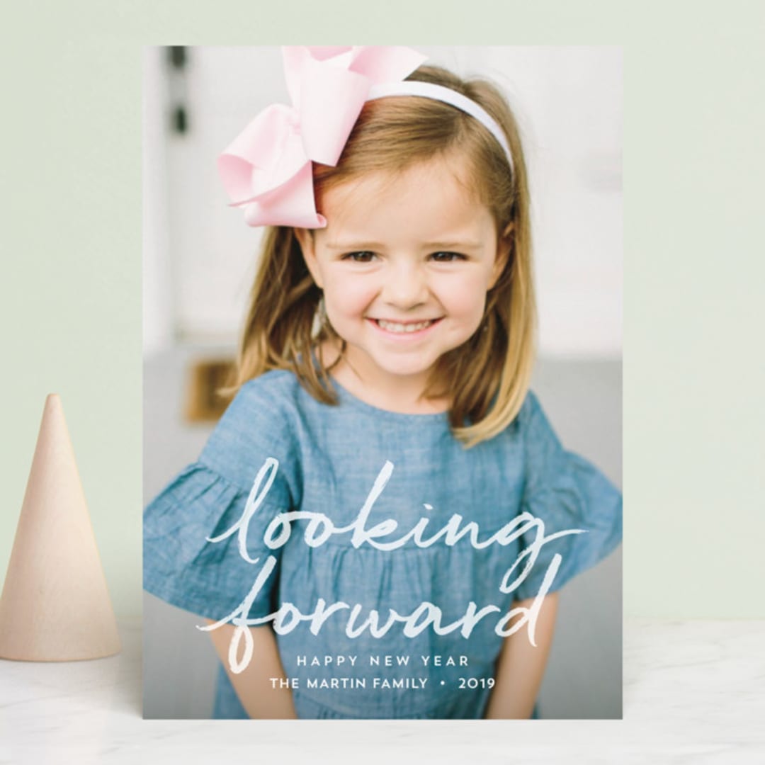 "Forward" - Retired Holiday Cards in Chalk by Laura Condouris - Front