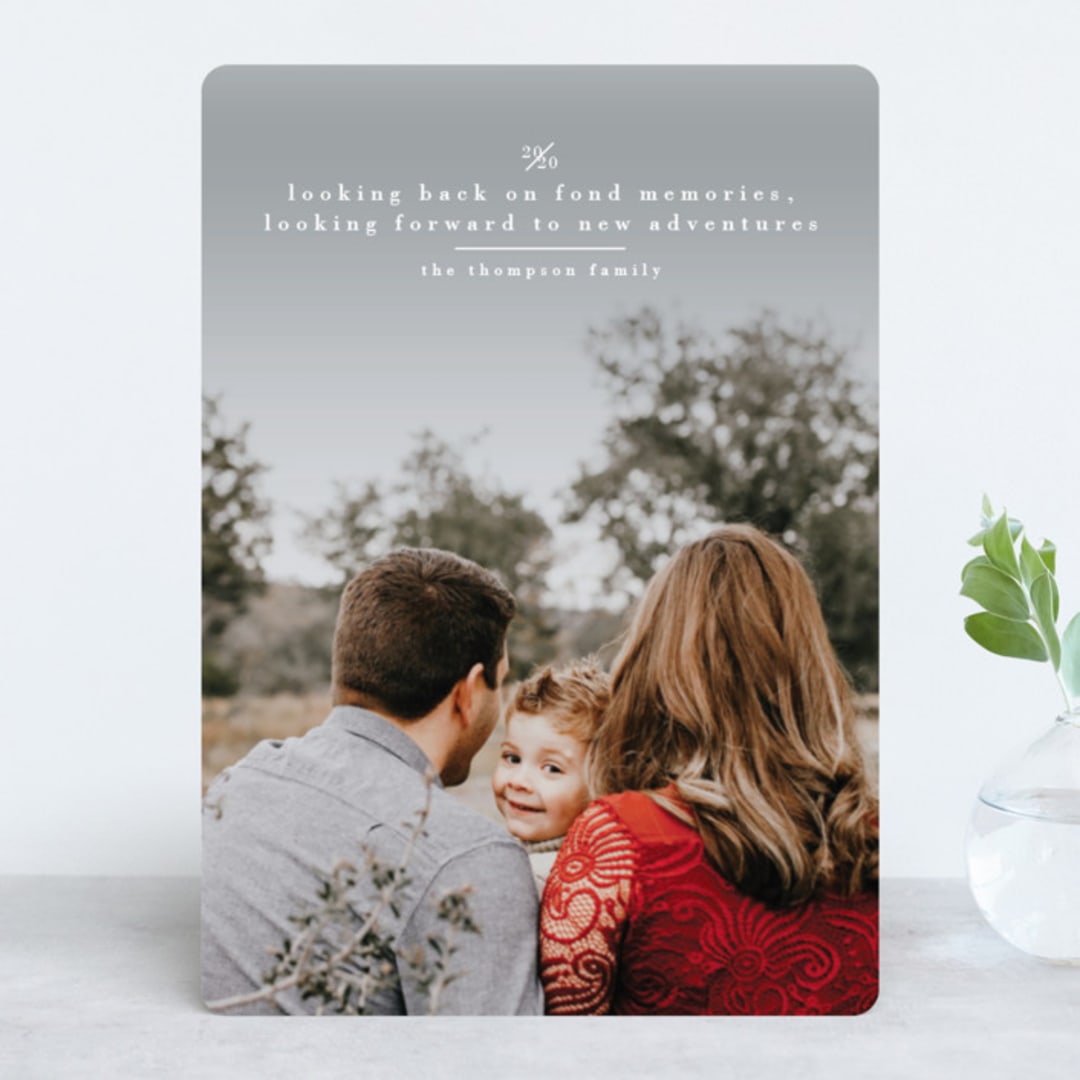 "Looking" - Retired Holiday Cards in Cloud by Ashlee Townsend - Front