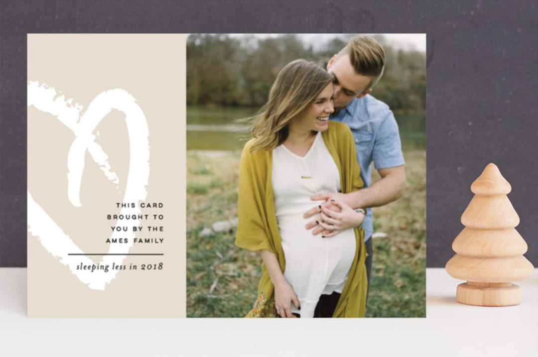 "Our new slogan" - Retired Holiday Cards in Sand by Erin L. Wilson - Front