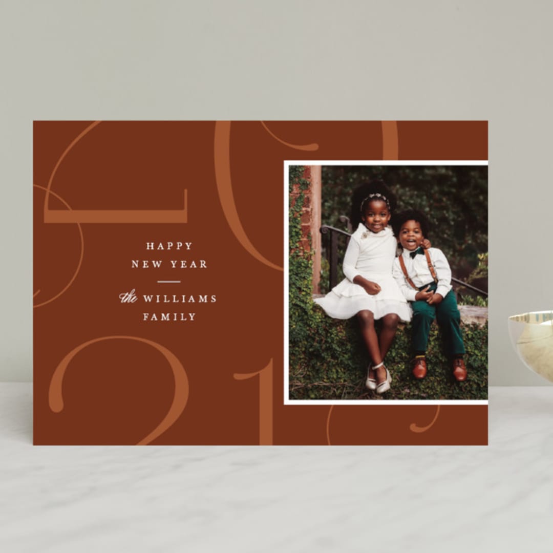 "Park Place" - Retired Holiday Cards in Toffee by Robert and Stella - Front