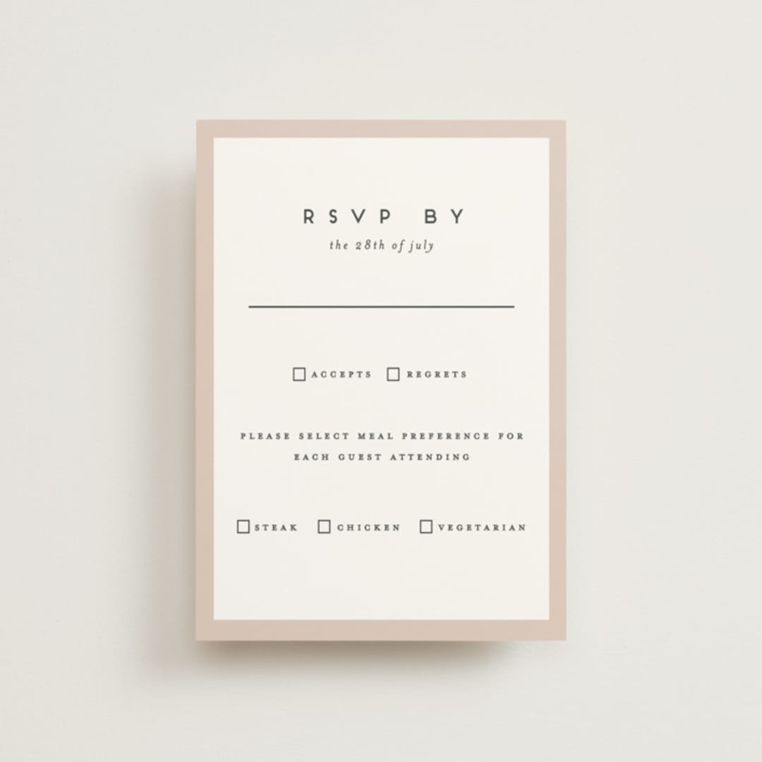 "Picturesque" - RSVP Postcards in Linen by Christie Garcia - Front