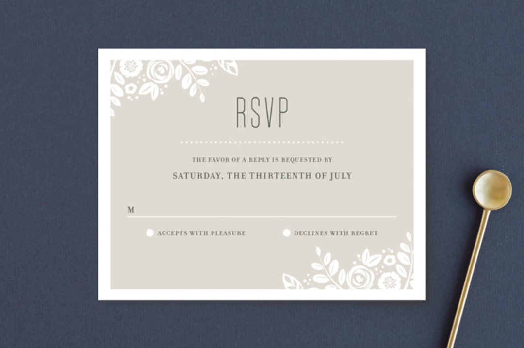 "White Shadows" - RSVP Postcards in Champagne by Jessica Williams - Front