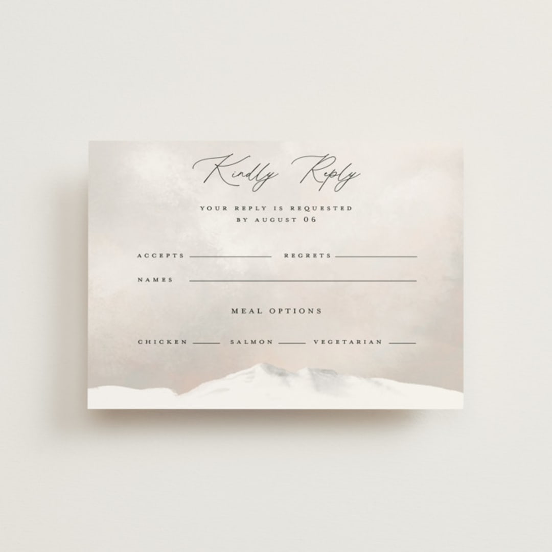 "montagna" - RSVP Postcards in Forest by Petra Kern - Front