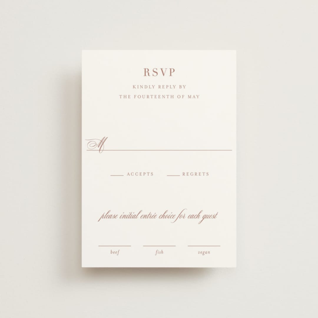 "Charleston" - RSVP Postcards in Blush by Megan Davis - Front