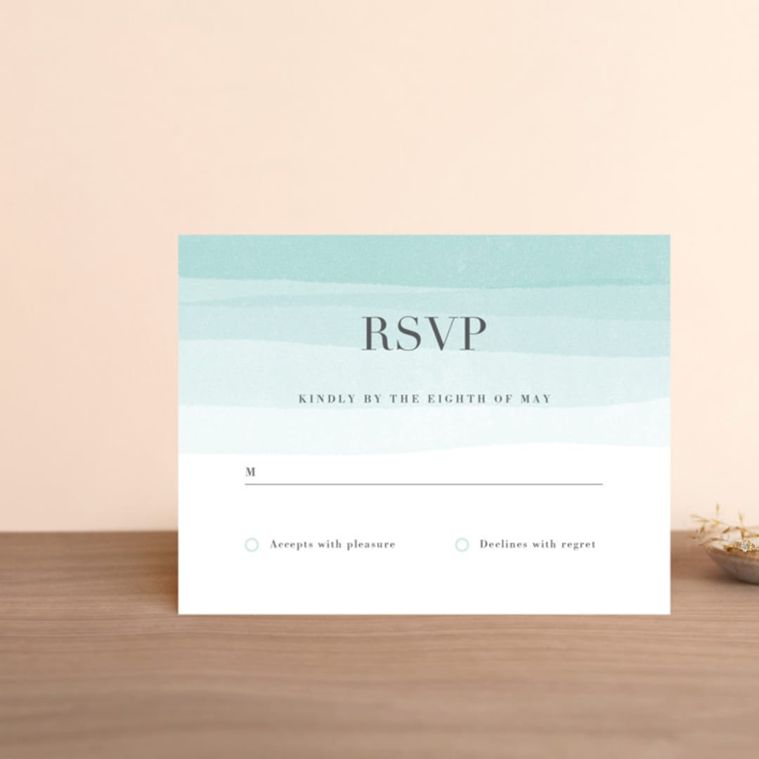 "Old Post Road" - RSVP Postcards in Sea Salt by Jennifer Wick - Front