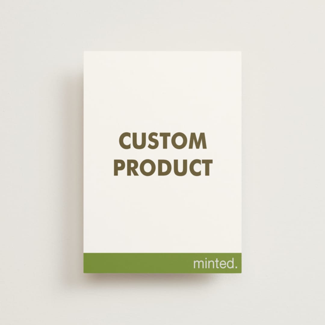"Portrait" - RSVP Postcards in Charcoal by Minted - Front