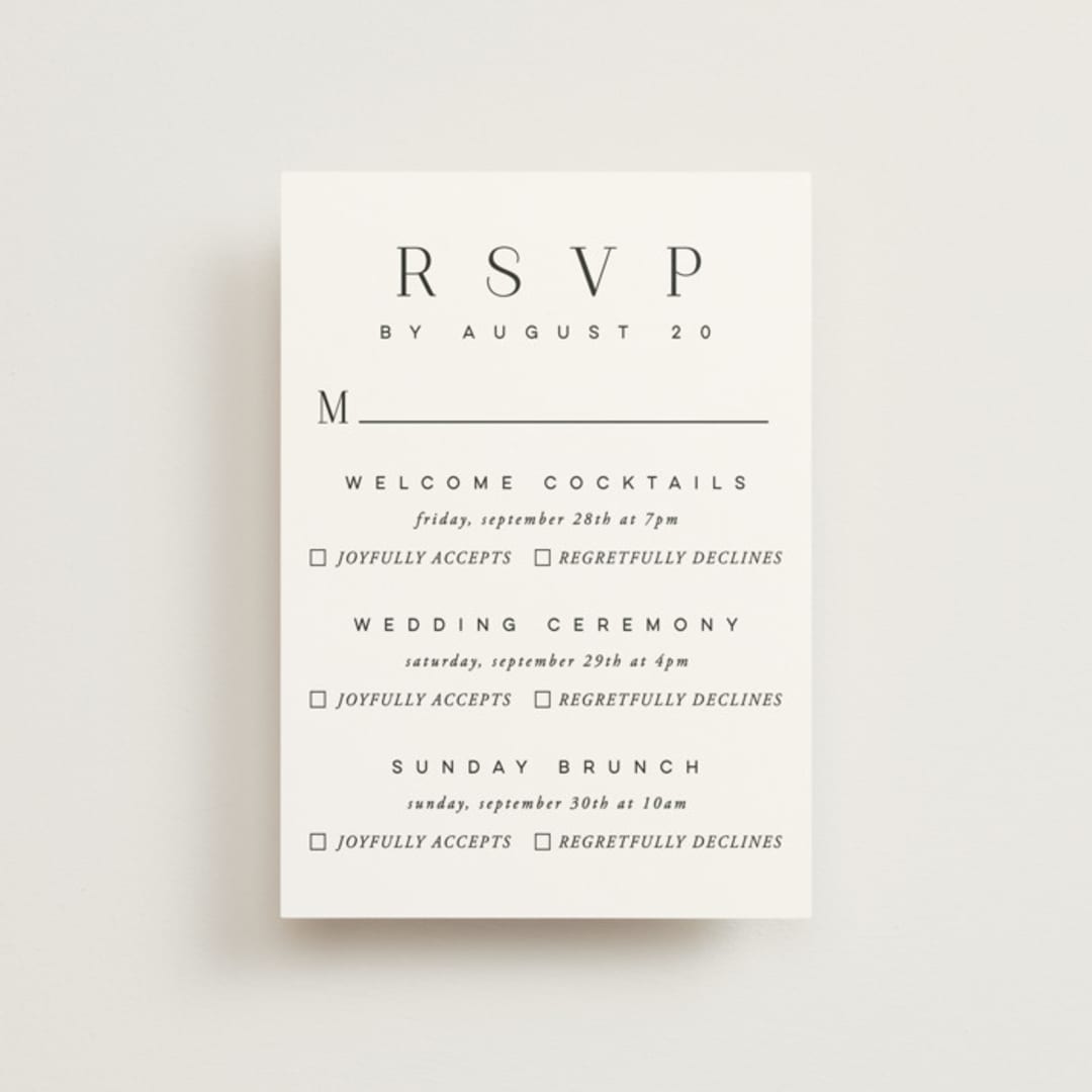"The Space Between" - RSVP Postcards in Sugar by Jessica Williams - Front