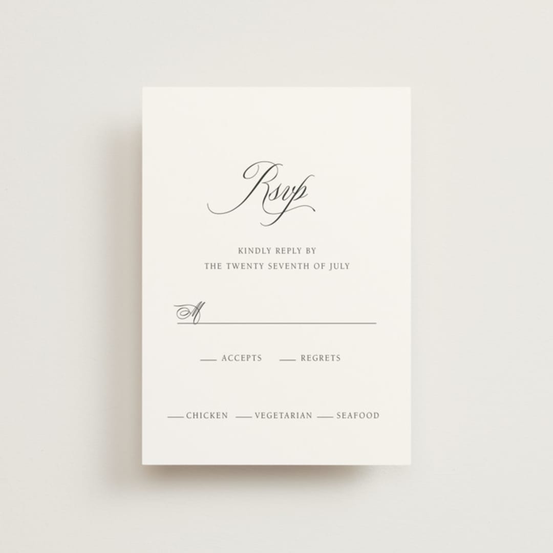 "legacy" - RSVP Postcards in Pure by Design Lotus - Front