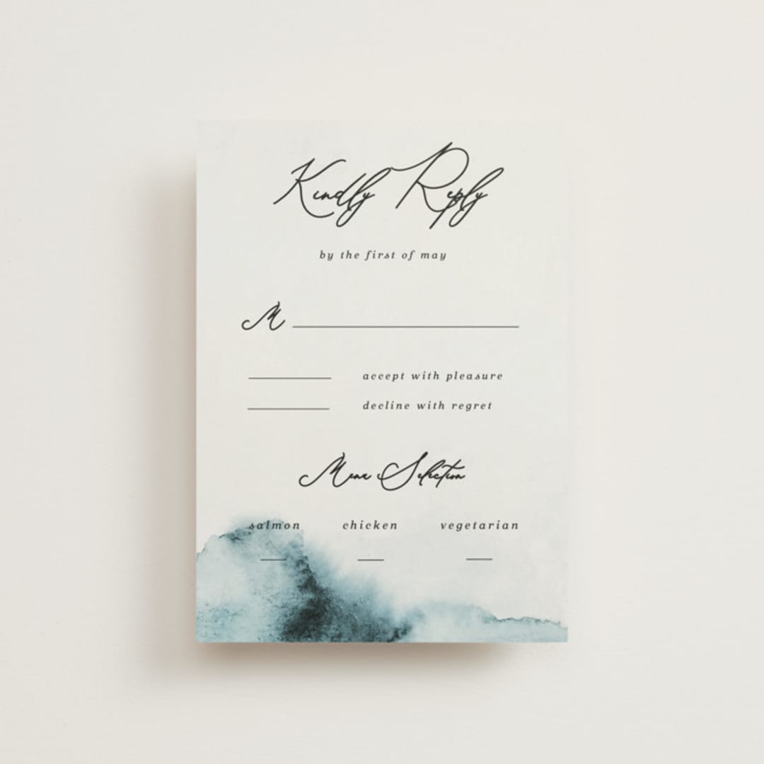 "Ocean Vibes" - RSVP Postcards in Sky by Marina Onoprienko - Front