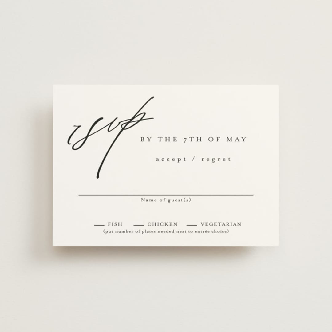 "Cielo" - RSVP Postcards in Ecru by Anna Elder - Front