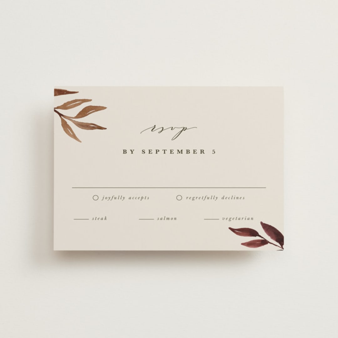 "botanical portrait" - RSVP Postcards in Leather by Kate Ahn - Front