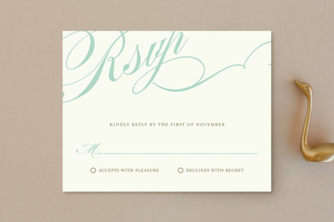 "Winter Flourish" - RSVP Postcards in Petal Pink by Annie Clark - Front