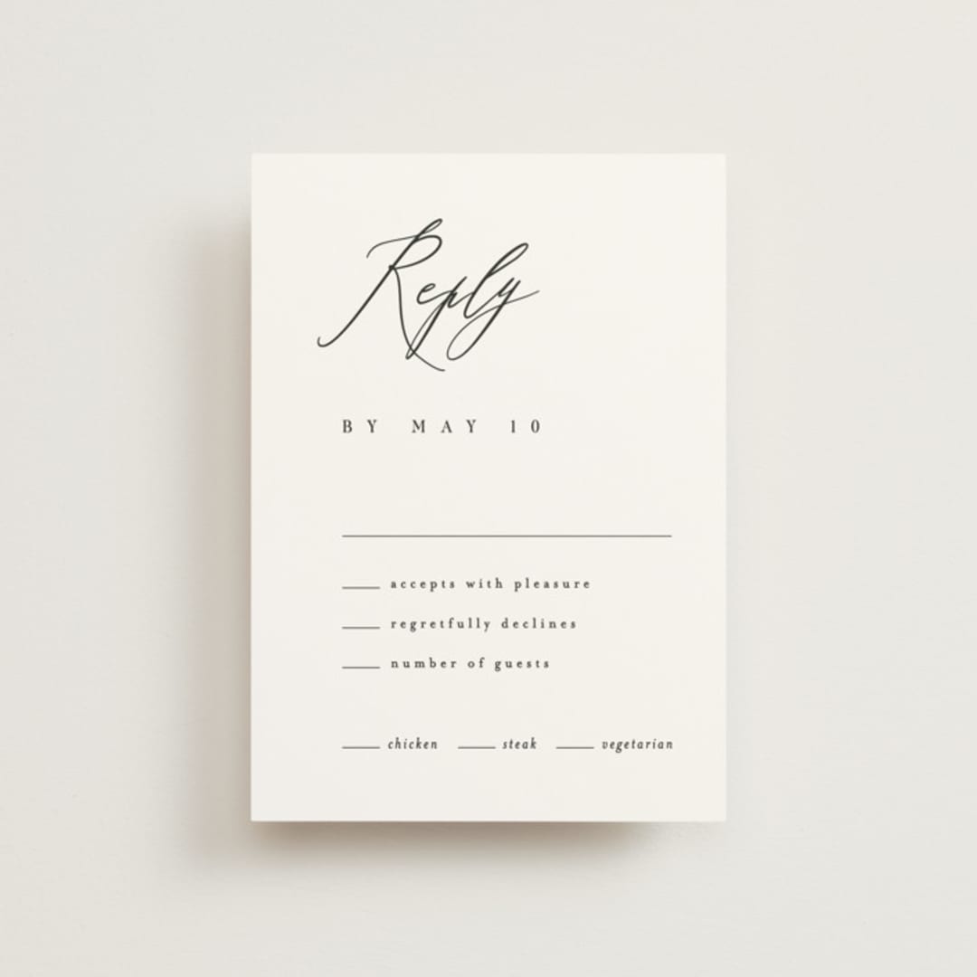 "Corison" - RSVP Postcards in Classic by Kelly Schmidt - Front