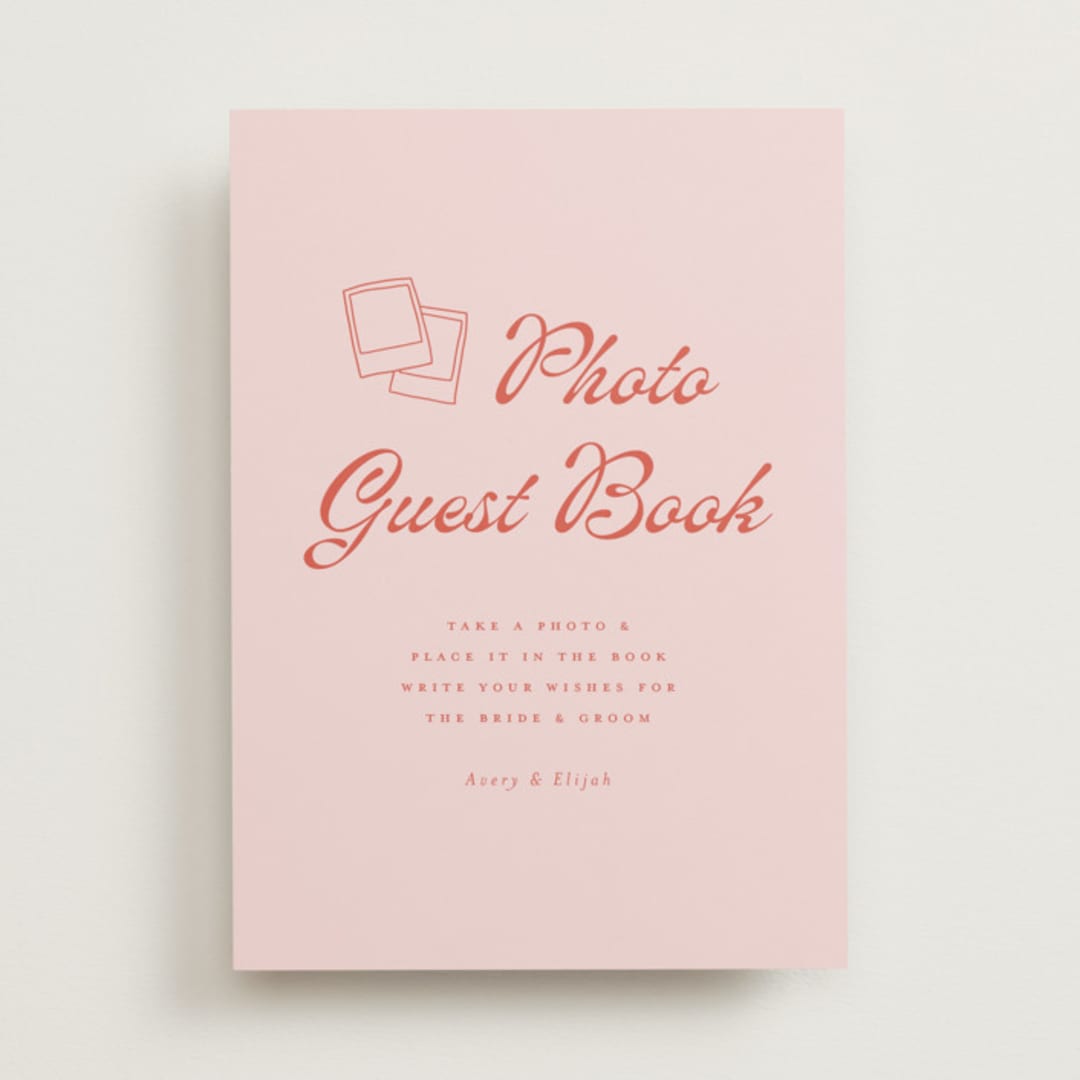"Prep School" - Reception Signs in Petal by Morgan Kendall - Front