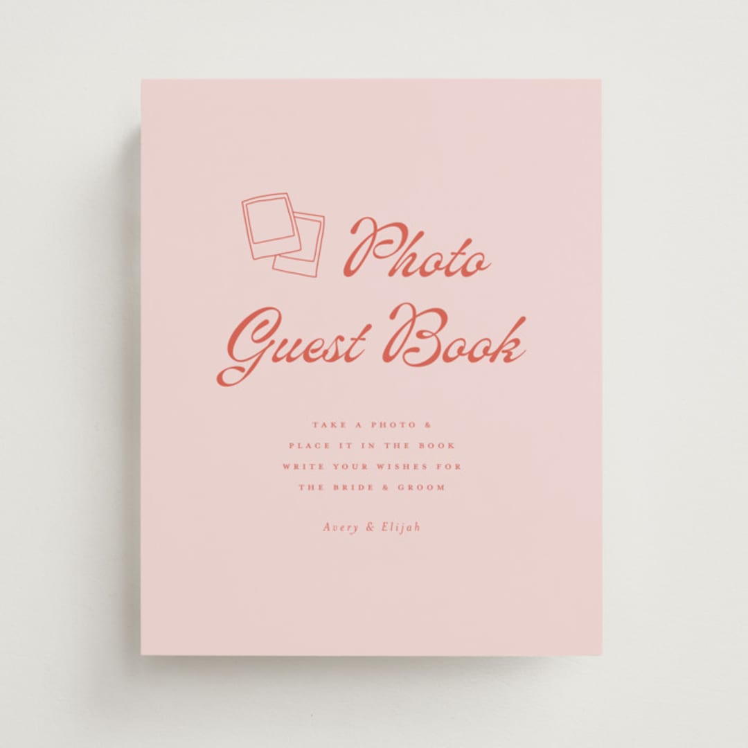 "Prep School" - Reception Signs in Petal by Morgan Kendall - Front