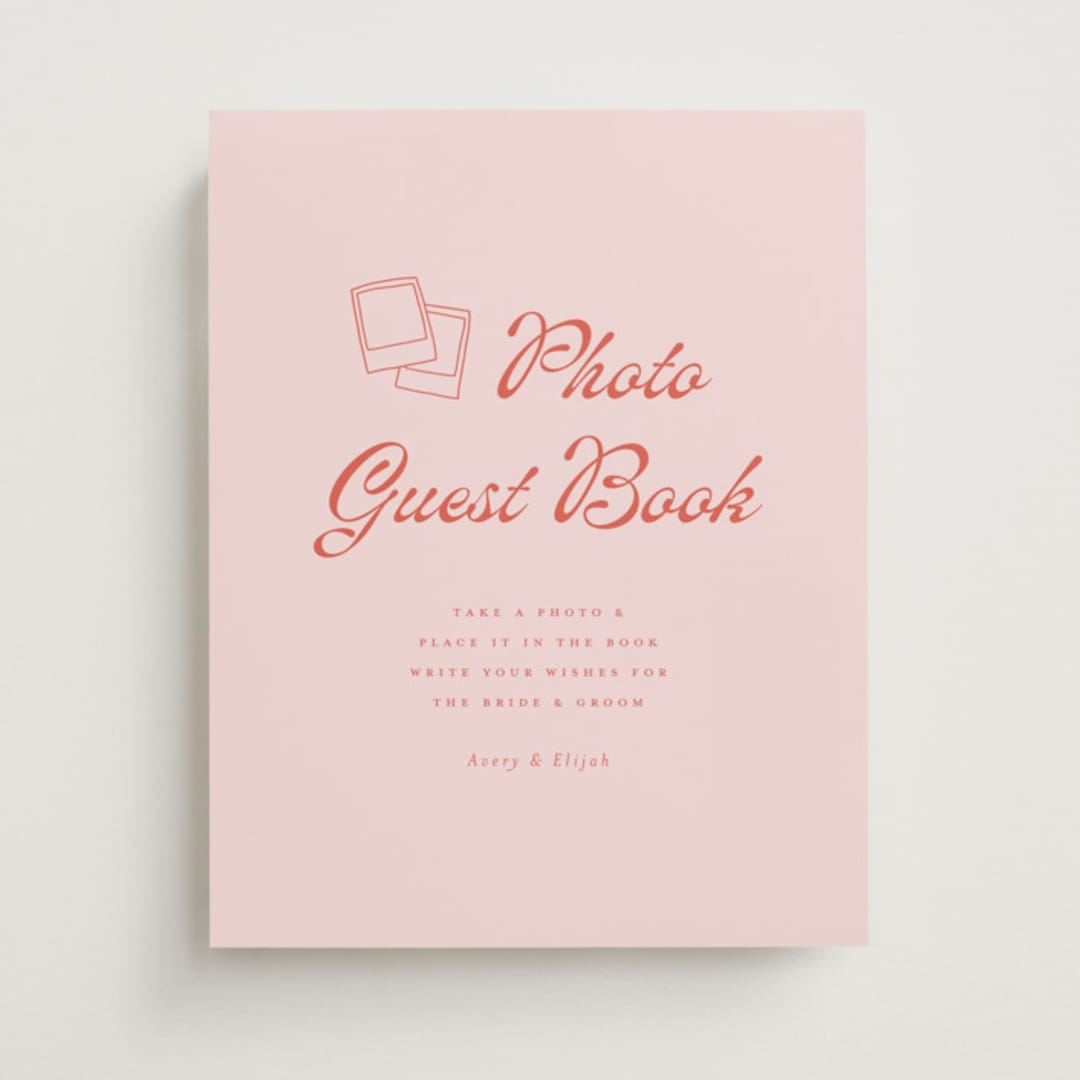 "Prep School" - Reception Signs in Petal by Morgan Kendall - Front