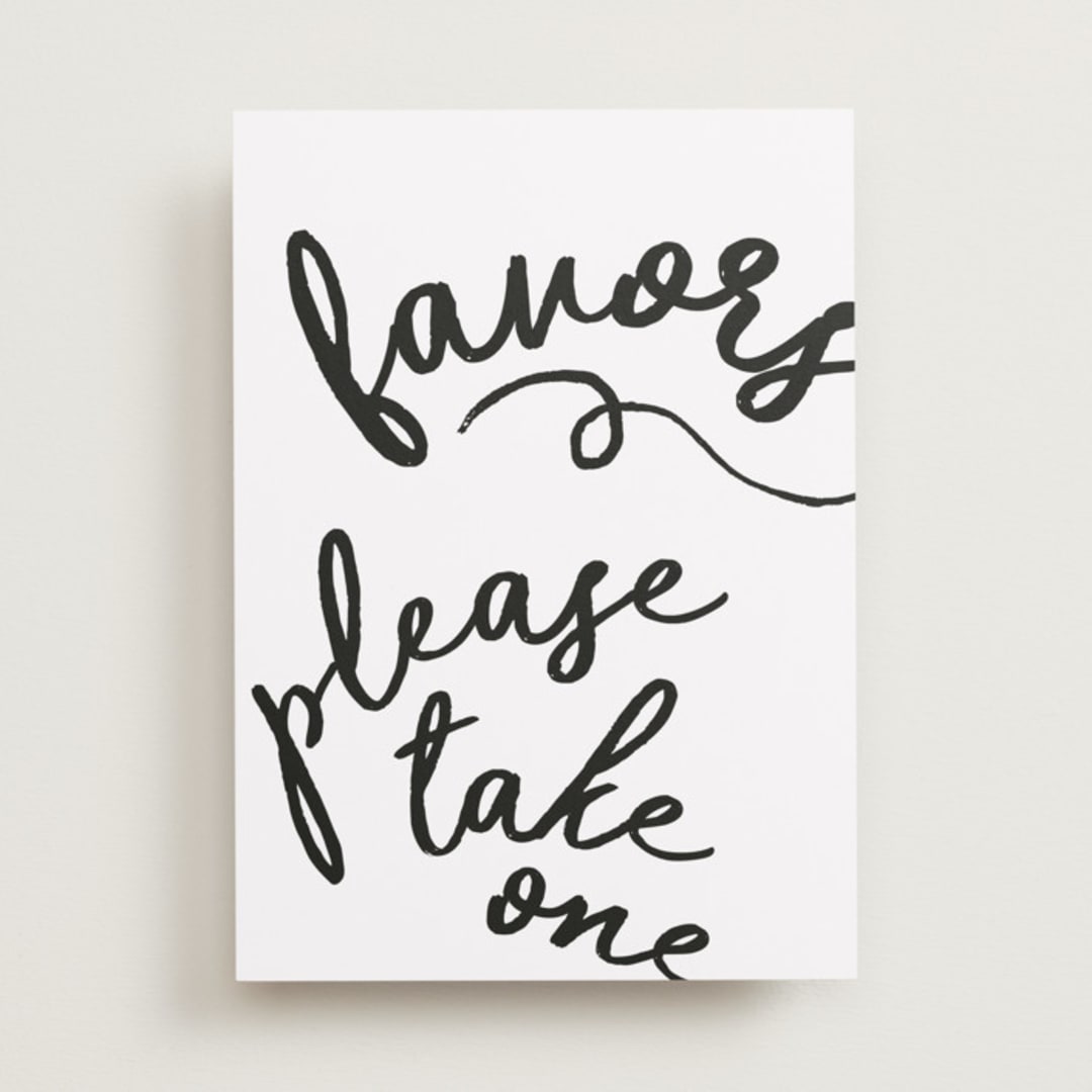 "Marlowe" - Reception Signs in Tuxedo by Kelly Watkins - Front