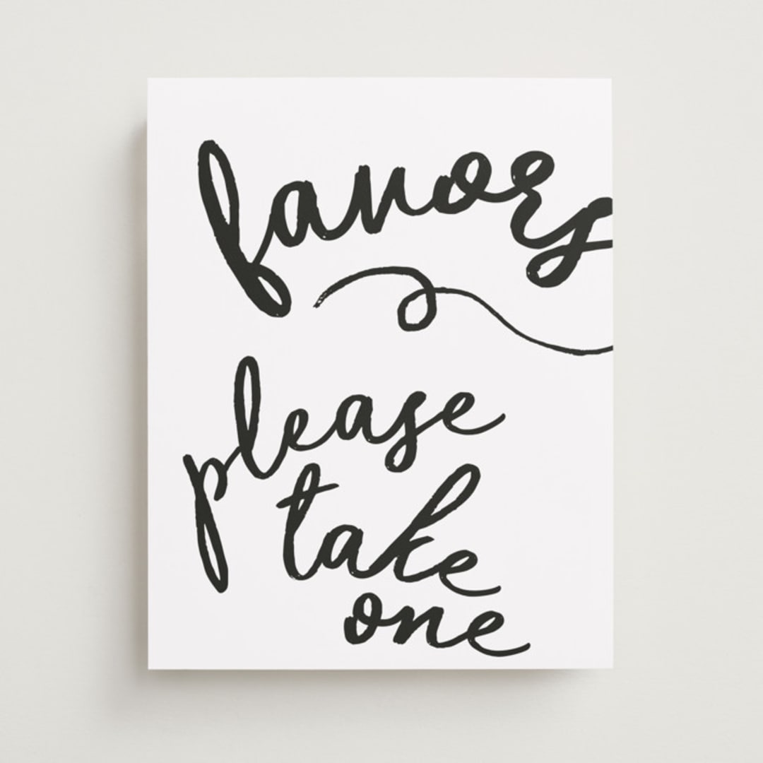 "Marlowe" - Reception Signs in Tuxedo by Kelly Watkins - Front