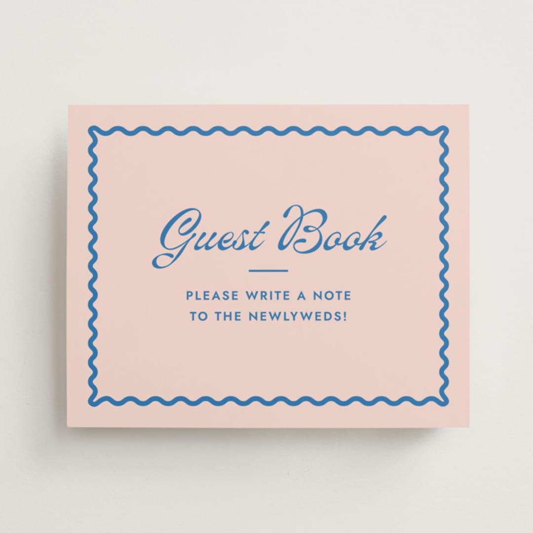 "Party" - Reception Signs in Paloma by Megan Davis - Front