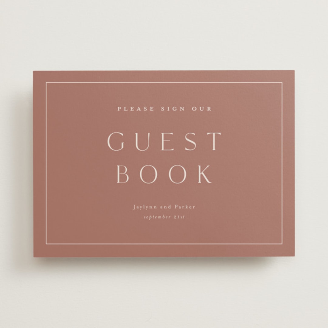"Warm affection" - Reception Signs in Dusty Rose by Stacey Meacham - Front
