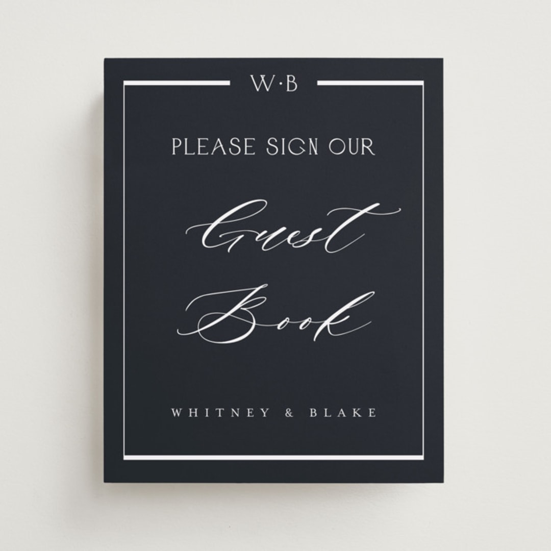 "Luster" - Reception Signs in Ocean by Stacey Meacham - Front