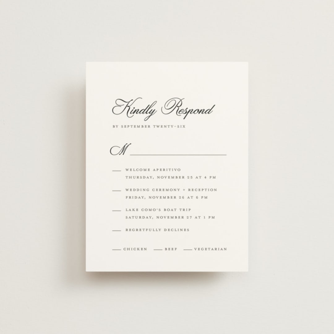 "gregada" - Multi-Event RSVP Cards in Salt by chocomocacino - Front