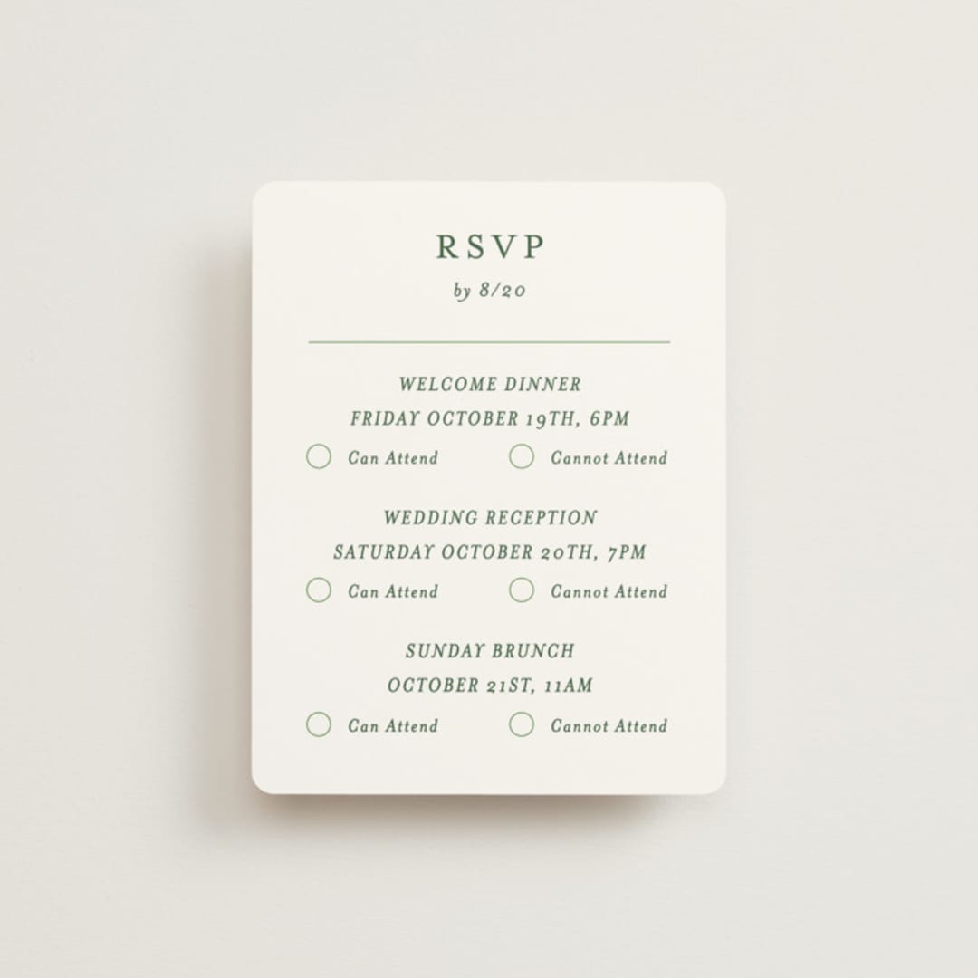 "gates and pillars" - Multi-Event RSVP Cards in Sap by Becky Nimoy - Front