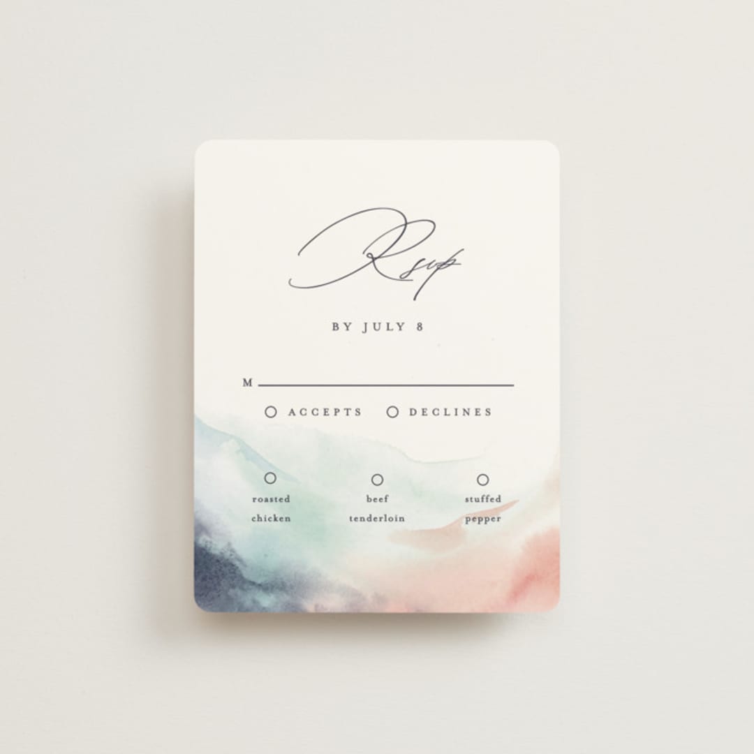 "One Path" - RSVP Cards in Beach by Pixel and Hank - Front