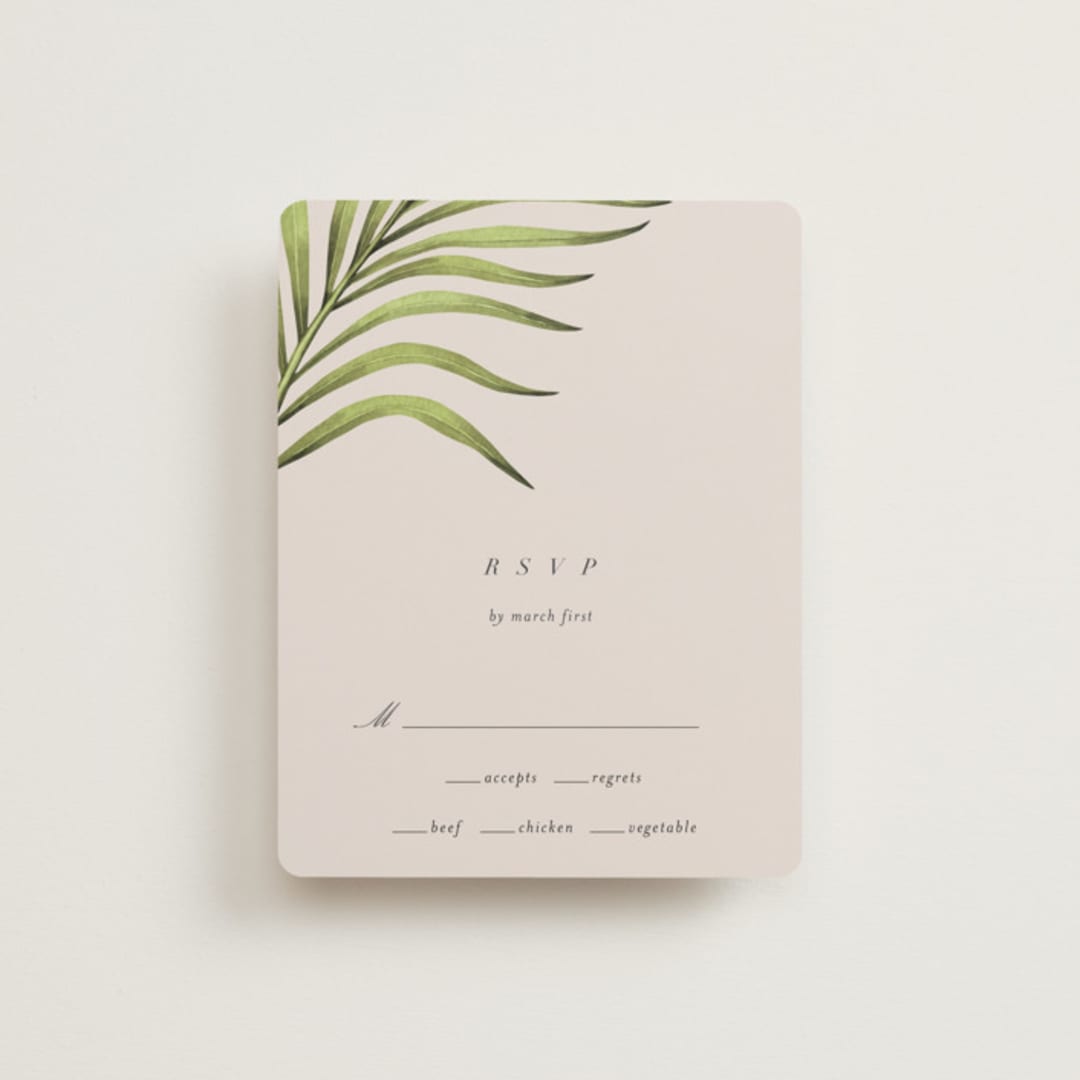 "palmetto" - RSVP Cards in Palmetto by kelli hall - Front